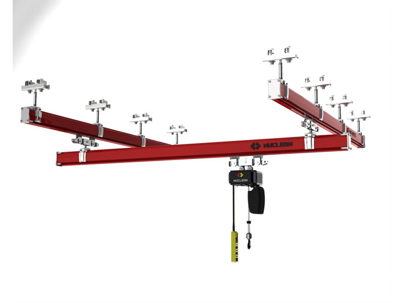 Flexible single-beam crane